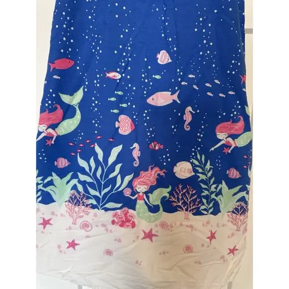 Girls Tommy Bahama Dress Size 7 Mermaid Under the Sea Beach Vacation Dress - Picture 2 of 8